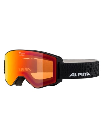 Alpina Ski-/ Snowboardbrille "Narkoja -Q-Lite" in Schwarz/ Orange