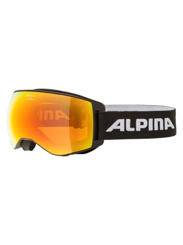 Alpina Ski-/ Snowboardbrille "Naator-Q-Lite" in Schwarz/ Orange