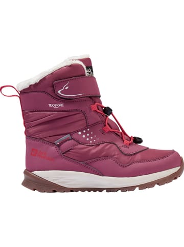 Jack Wolfskin Botki zimowe "Polar Bear" w kolorze jagodowym