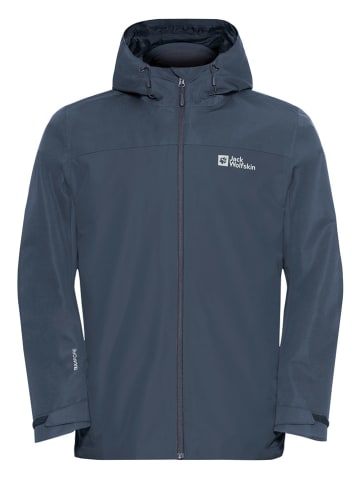 Jack Wolfskin Kurtka funkcyjna 3w1 "Taubenberg" w kolorze granatowym