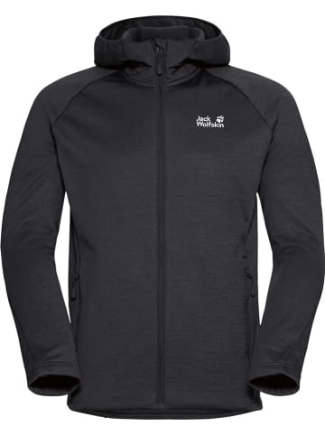 Jack Wolfskin Fleece vest "Peak District" zwart