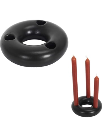 Make a Wish Kerzenhalter in Schwarz - Ø 15 cm