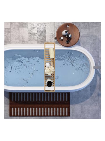 THE HOME DECO FACTORY Badewannentablett in Natur - (B)68 x (H)3,5 x (T)14,4 cm
