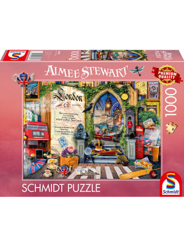 Schmidt Spiele 1.000tlg. Puzzle "SOUVENIR - Erinnerungen an London" - ab 14 Jahren