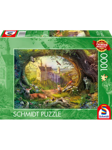 Schmidt Spiele 1.000tlg. Puzzle "Märchenschloss im Waldzauber" - ab 14 Jahren
