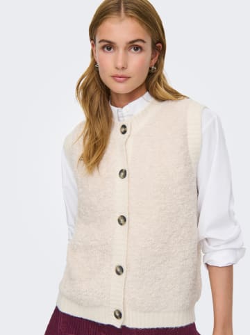 JDY Bezrękawnik w kolorze beżowym