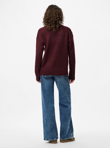 Pieces Pullover in Rot