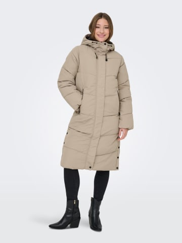 ONLY Steppmantel in Beige