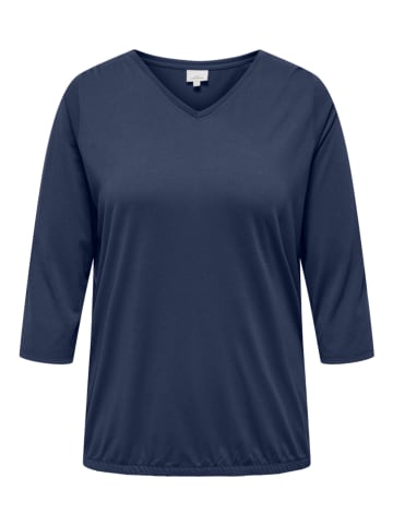 ONLY Carmakoma Blouse donkerblauw