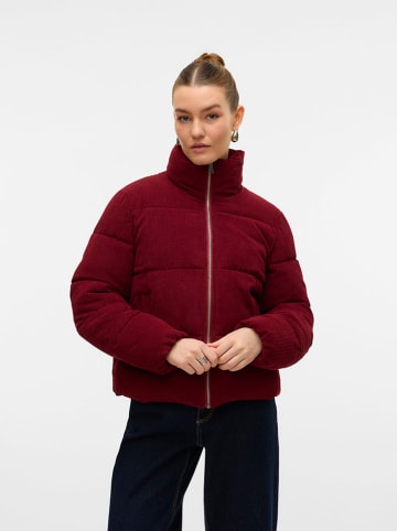 Vero Moda Doorgestikte jas bordeaux
