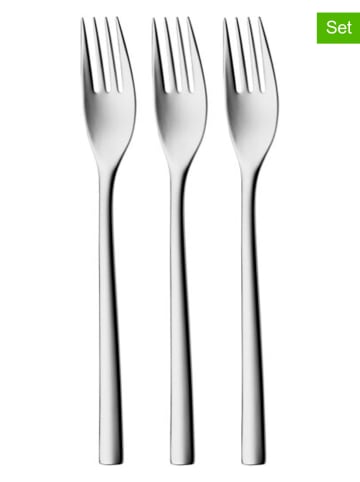 Silit 3er-Set: Edelstahl-Menügabeln "Trend" - (L)21 cm