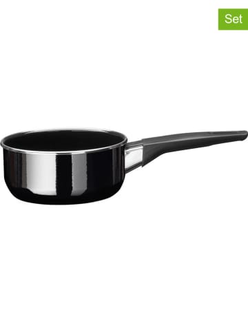 Silit Stielkasserolle "Modern Line" in Schwarz - Ø 16 cm