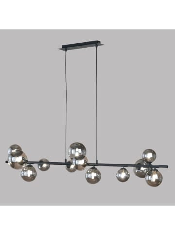 FISCHER & HONSEL Led-hanglamp "Bala" zwart - (B)135 x (H)32,5 x (D)150 cm