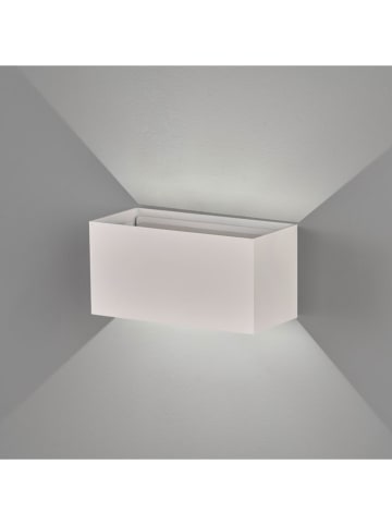 FISCHER & HONSEL Led-buitenlamp "Wallo" wit - (B)20 x (H)10 x (D)10 cm