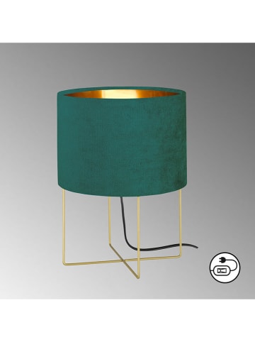 FISCHER & HONSEL Tafellamp "Aura" groen - (H)32 x Ø 24 cm