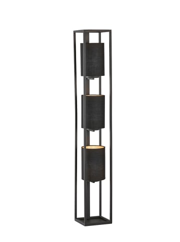 FISCHER & HONSEL Standleuchte "Spencer" in Schwarz - (H)130 cm