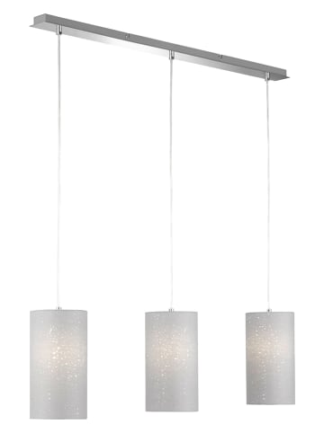 FISCHER & HONSEL Hängeleuchte "Thor" in Silber - (B)110 x (H)150 cm