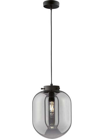 FISCHER & HONSEL Hanglamp "Regi" zwart/grijs - (H)140 x Ø 18 cm