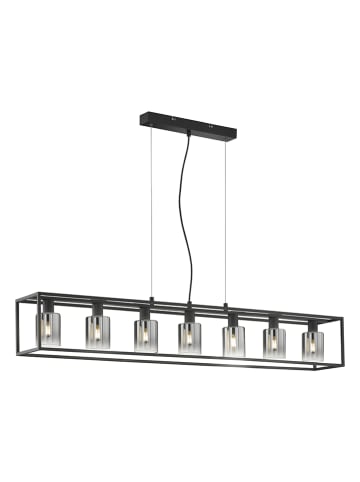 FISCHER & HONSEL Hanglamp "Iska" zwart - (B)130 x (H)150 x (D)18 cm