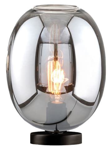 FISCHER & HONSEL Lampa stołowa "Nayla" w kolorze czarnym - wys. 27 x Ø 21 cm