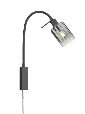 FISCHER & HONSEL Wandlamp "Iska" zwart - (B)34 x (H)40 cm