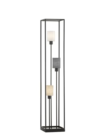 FISCHER & HONSEL Standleuchte "Isko" in Schwarz - (B)22 x (H)122,5 x (T)22 cm