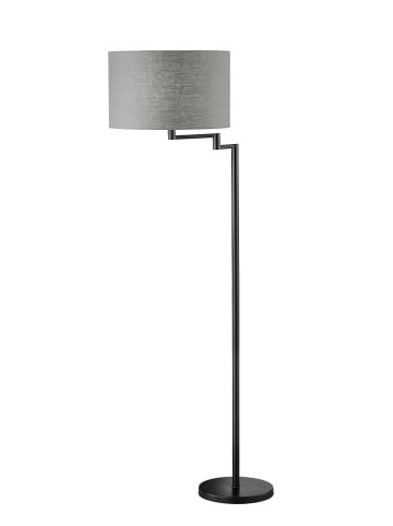 FISCHER & HONSEL Standleuchte in Grau/ Schwarz - (H)161 x Ø 40 cm