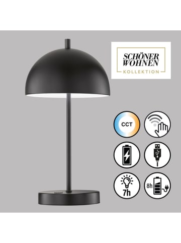 FH Lighting Led-tafellamp "Kia" zwart - Ø 18 cm x (H)35 cm