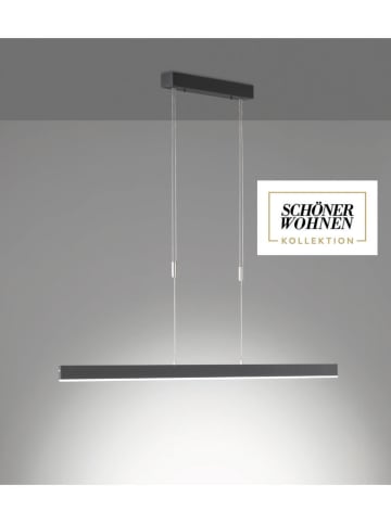 FH Lighting LED-Pendelleuchte "Straight" in Grau - (B)140 x (H)150 cm