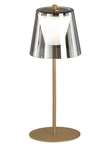 FH Lighting Ledtafellamp "Marbella" goudkleurig - (H)35 x Ø 14 cm