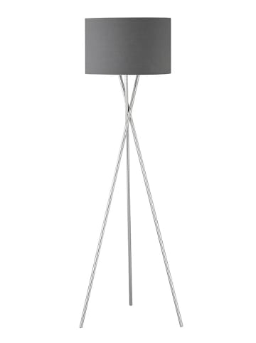 FISCHER & HONSEL Staande lamp "Pina" grijs - (H)160 x Ø 68 cm