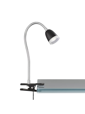 FH Lighting Ledklemlamp zilverkleurig - (H)26 cm