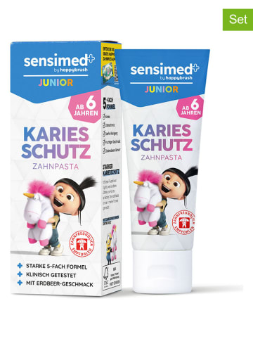Happy Brush 3er-Set: Zahnpasta "Caries Protection" - 75 ml - ab 6 Jahren