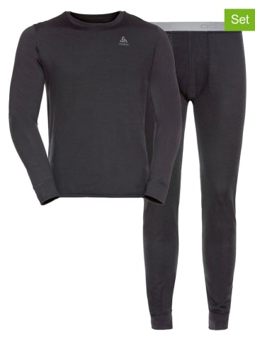 Odlo 2-delige functionele ondergoedset "Merino" antraciet