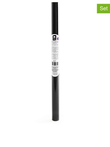 The Home Deco Kids Naklejki-tablice (2 szt.) w kolorze czarnym - 100 x 45 cm