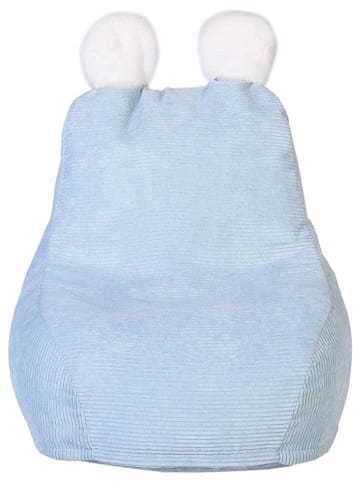 The Home Deco Kids Kinderzitzak "Ted" lichtblauw - (B)40 x (H)70 x (D)62 cm