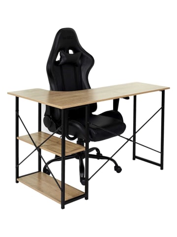 The Home Deco Kids Bureau naturel - (B)120 x (H)74 x (D)74 cm