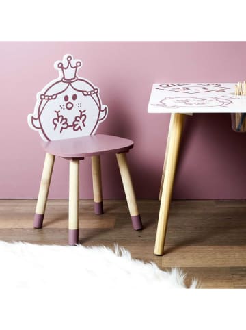 The Home Deco Kids Kinderstoel "Madame Princesse" lichtroze - (B)28 x (H)57,5 x (D)28 cm