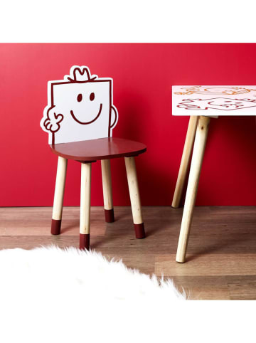 The Home Deco Kids Kinderstoel "Monsieur Costaud" rood - (B)28 x (H)53,5 x (D)28 cm