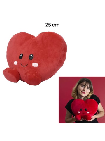 The Home Deco Kids Maskotka "Kawaii Heart" w kolorze czerwonym - 0+