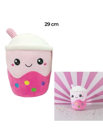 The Home Deco Kids Knuffeldier "Kawaii Bubble Tea'' lichtroze/roze/wit - vanaf de geboorte