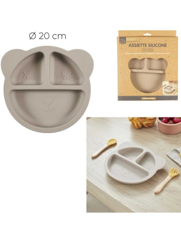 The Home Deco Kids Talerz w kolorze kremowym dla dzieci - Ø 20 cm