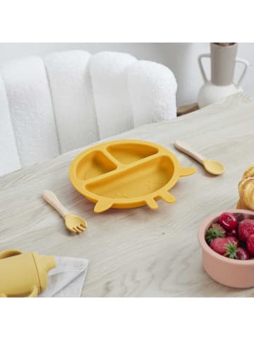 The Home Deco Kids Kinderteller in Gelb - Ø 20 cm