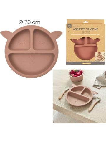 The Home Deco Kids Kinderteller in Hellbraun - Ø 20 cm