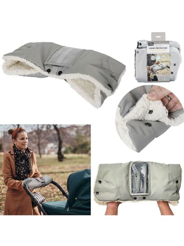 The Home Deco Kids Podgrzewacz w kolorze jasnoszarym do rąk do wózka dziecięcego