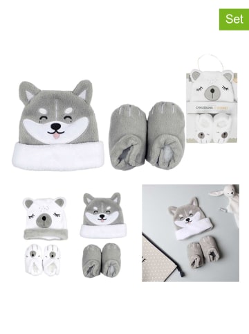 The Home Deco Kids 3-delige set: muts en kruipschoentjes (verrassingsproduct)