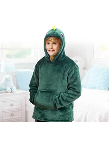 The Home Deco Kids Hoodie "Dinosaure" groen