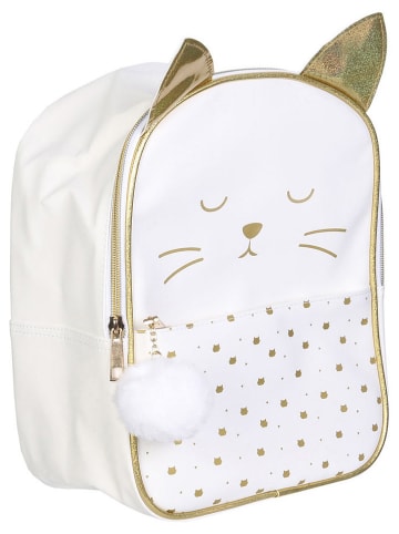 The Home Deco Kids Rugzak wit/goudkleurig - (B)22 x (H)28 x (D)15 cm