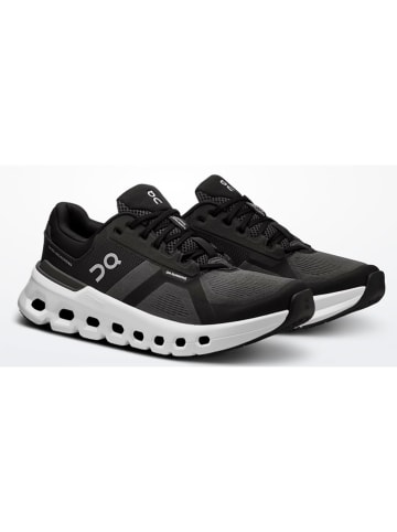 ON RUNNING Laufschuhe "Cloudrunner 2" in Schwarz/ Weiß