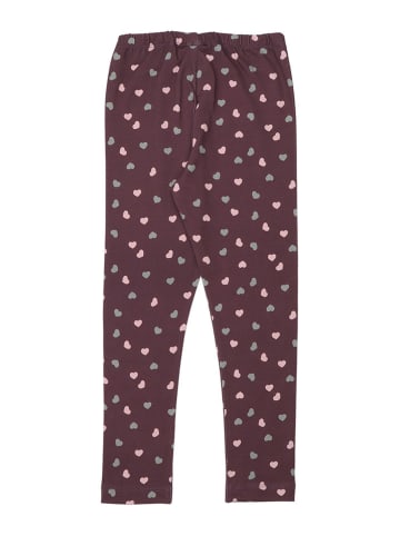 Walkiddy Legginsy w kolorze ciemnofioletowym